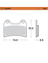 Plaquettes de frein MOTO MASTER métal fritté 404301 Road Pro Sinter