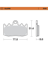 Plaquettes de frein MOTO MASTER métal fritté 406201 Road Pro Sinter