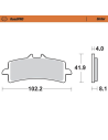 Plaquettes de frein MOTO MASTER métal fritté 408101 Road Pro Sinter