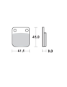 Plaquettes de frein MOTO MASTER 409204 Road Pro Ceramic