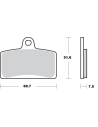 Plaquettes de frein MOTO MASTER 411404 Road Pro Ceramic