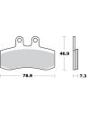 Plaquettes de frein MOTO MASTER 411704 Road Pro Ceramic