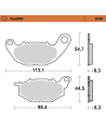 Plaquettes de frein MOTO MASTER métal fritté 412501 Road Pro Sinter