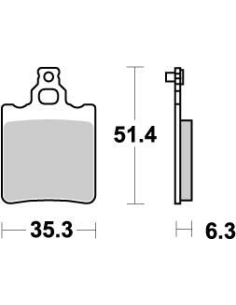 Plaquettes de frein MOTO MASTER métal fritté 090721 Nitro