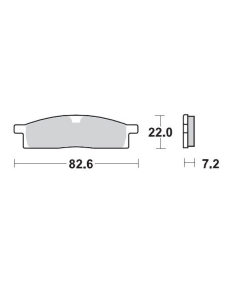 Plaquettes de frein MOTO MASTER métal fritté 091212 Racing GP