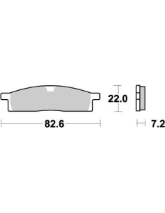 Plaquettes de frein MOTO MASTER métal fritté 091221 Nitro