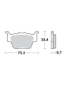 Plaquettes de frein MOTO MASTER métal fritté 095111 SinterPro Racing