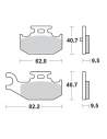 Plaquettes de frein MOTO MASTER métal fritté 096411 SinterPro Racing