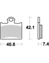 Plaquettes de frein MOTO MASTER métal fritté 096721 Nitro