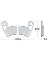 Plaquettes de frein MOTO MASTER métal fritté 098421 Nitro