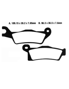 Plaquettes de frein MOTO MASTER métal fritté 098821 Nitro