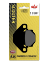 Plaquettes de frein Céramiques SBS - 113HF
