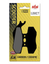 Plaquettes de frein SBS 120 CT Carbone Céramique