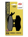 Plaquettes de frein Céramiques SBS - 120HF