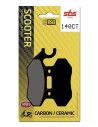 Plaquettes de frein SBS 140 CT Carbone Céramique