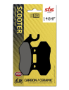 Plaquettes de frein Céramiques SBS - 140HF