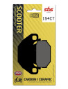 Plaquettes de frein SBS 154 CT Carbone Céramique