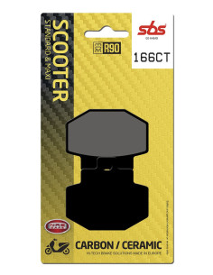 Plaquettes de frein SBS 166 CT Carbone Céramique