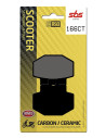 Plaquettes de frein SBS 166 CT Carbone Céramique