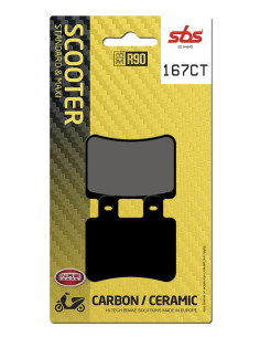 Plaquettes de frein SBS 167 CT Carbone Céramique
