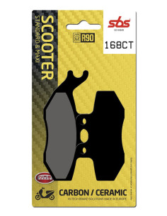 Plaquettes de frein SBS 168 CT Carbone Céramique