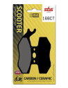 Plaquettes de frein SBS 168 CT Carbone Céramique