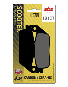 Plaquettes de frein SBS 181 CT Carbone Céramique