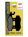 Plaquettes de frein SBS 197 CT Carbone Céramique