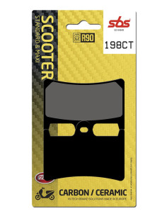 Plaquettes de frein SBS 198 CT Carbone Céramique
