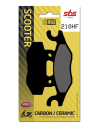 Plaquettes de frein Céramiques SBS - 210HF