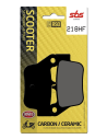 Plaquettes de frein Céramiques SBS - 218HF