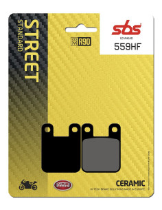 Plaquettes de frein SBS 559 HF Céramique