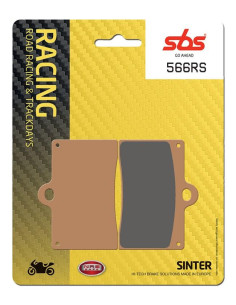Plaquettes de frein SBS 566 RS métal fritté