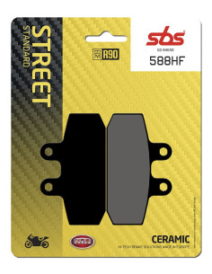 Plaquettes de frein SBS 588 HF Céramique