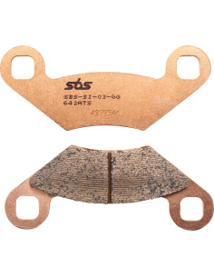 Plaquettes de frein SBS 642 ATS Sinter Carbone
