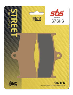 Plaquettes de frein SBS 676 HS Evo Sinter