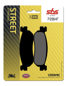 Plaquettes de frein SBS 728 HF Céramique