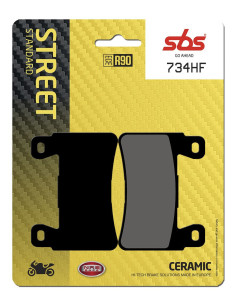 Plaquettes de frein SBS 734 HF Céramique