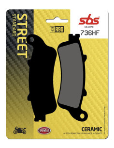 Plaquettes de frein SBS 736 HF Céramique