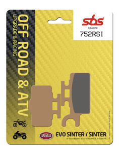 Plaquettes de frein SBS 752 RSI Sinter - Evo Sinter