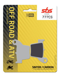 Plaquettes de frein SBS 777 CS Sinter Carbone