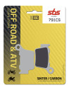Plaquettes de frein SBS 791 CS Sinter Carbone