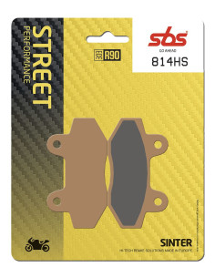 Plaquettes de frein SBS 814 HS Evo Sinter