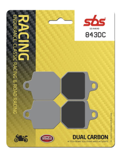 Plaquettes de frein Dual Carbone SBS - 843DC