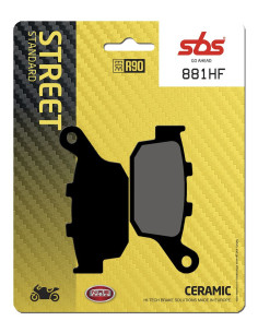 Plaquettes de frein SBS 881 HF Céramique