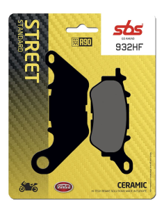 Plaquettes de frein Céramiques SBS - 932HF