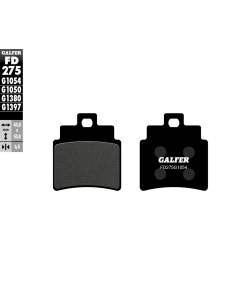 Plaquettes de frein GALFER G1054 organique semi métal FD275
