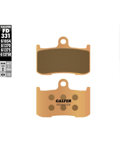 Plaquettes de frein GALFER G1370 sinter route FD331