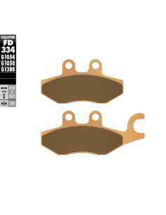 Plaquettes de frein GALFER G1380 sinter maxi scoot FD334