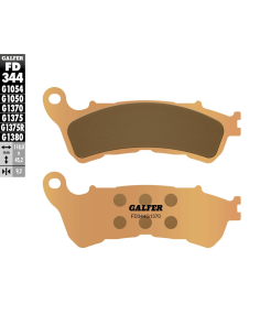 Plaquettes de frein GALFER G1370 sinter route FD344